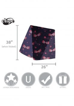 Elope Luna Lovegood Spectrespecs Purple Lightweight Scarf -Cheap Halloween Store luna lovegood spectrespecs lightweight scarf alt 3