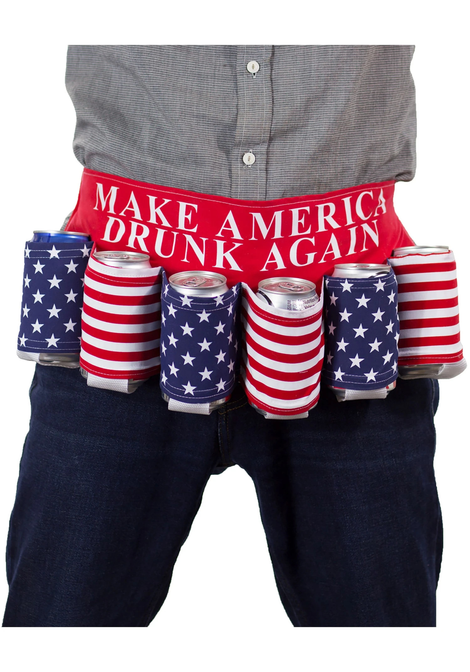 Calhoun Sportswear Make America Drunk Again Beer Belt 1 Calhoun Sportswear Make America Drunk Again Beer Belt