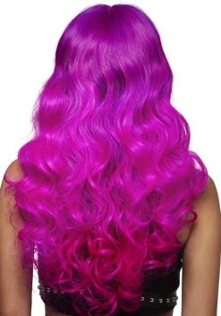 Smiffys Fuchsia Passion Manic Panic Siren Wig -Cheap Halloween Store manic panic fushsia passion siren wig alt 2