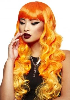 Smiffys Manic Panic Mermaid Psychedelic Sunrise Siren Wig For Women -Cheap Halloween Store manic panic mermaid psychedelic sunrise siren wig alt 3