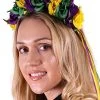 KBW Adult Mardi Gras Floral Crown