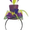Beistle Mardi Gras Top Hat Headband For Adults