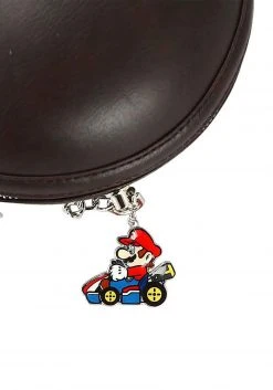 Bioworld Merchandising / Independent Sales Mario Kart Molded Wheel Women's Crossbody Handbag -Cheap Halloween Store mario kart molded wheel crossbody handbag alt 4