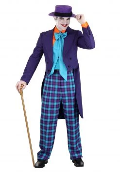 Guangzhou Fashion Travelling Goods Co. Ltd Men's 1989 Batman Joker Hat -Cheap Halloween Store mens 1989 batman joker suit hat alt 3