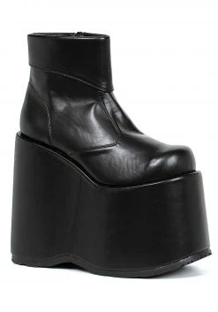 Ellie Black Monster Platform Shoes For Men