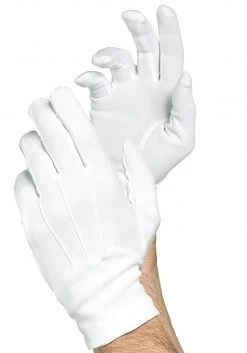 Amscan Men's Fancy White Gloves
