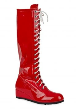 A Leading Role Men's Red Wrestling Boots