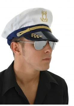 Elope Sailor Captain Costume Hat For Men