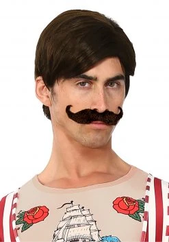 Partytime Costume & Lingerie (Yiwu) Factory Men's Strongman Wig And Mustache