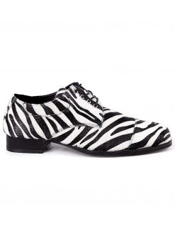 Ellie Zebra Pimp Shoe For Men