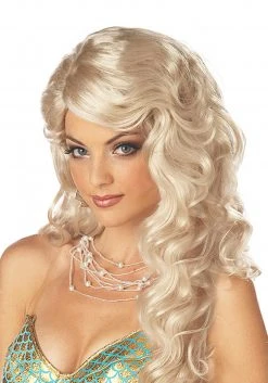 California Costume Collection Mermaid Blonde Wig