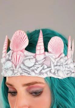 Partytime Latex Factory Mermaid Costume Crown Accessory -Cheap Halloween Store mermaid crown alt 2