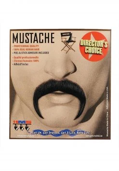 H.M. Smallwares Black Horseshoe Mustache Accessory