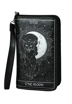 Comeco 7 Inch Moon And Death Tarot Card Wrist Wallet