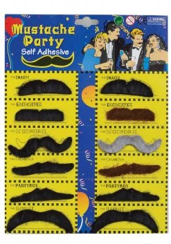 Forum Novelties, Inc Mustache Facial Hair Pack