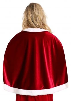 Fun Costumes Mrs. Claus Cloak -Cheap Halloween Store mrs claus cloak4