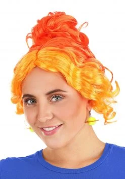 Guangzhou Fashion Travelling Goods Co. Ltd Ms. Frizzle Magic School Bus Earrings 5 Guangzhou Fashion Travelling Goods Co. Ltd Ms. Frizzle Magic School Bus Earrings -Cheap Halloween Store ms frizzle earrings alt 2