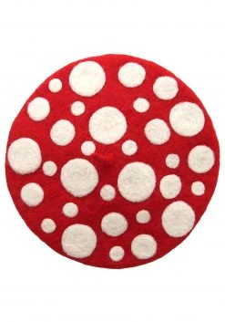 Elope Mushroom Heartfelted Red Hat -Cheap Halloween Store mushroom heartfelted hat alt 2