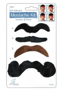 Seasons (HK) Ltd. 4 Piece Fake Mustache Kit