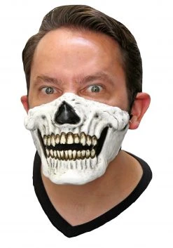 Ghoulish Productions Half Muzzle Skull Mask