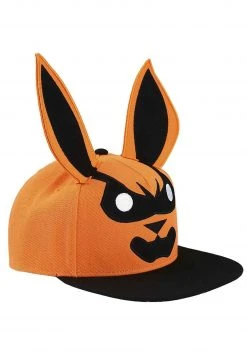 Bioworld Merchandising / Independent Sales Naruto Kurama Big Face 3D Flat Bill Snapback Hat -Cheap Halloween Store naruto kurama big face 3d flat bill snapback alt 3