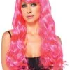 Leg Avenue Neon Pink Long Wig