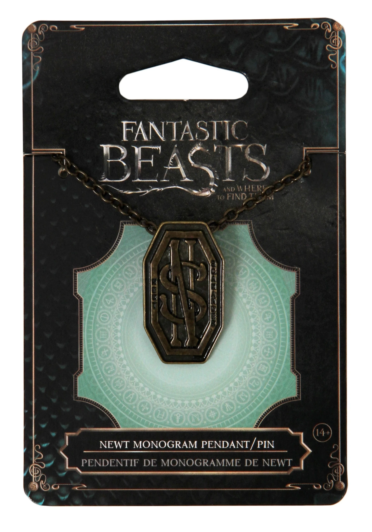 Elope Newt Scamander Monogram Pendant Pin 2 Elope Newt Scamander Monogram Pendant Pin - Image 2