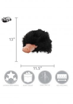 Elope Fantastic Beast | Niffler Plush Hat -Cheap Halloween Store niffler plush hat alt 4