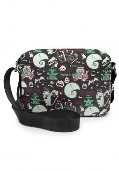 Buckle-Down Women's The Nightmare Before Christmas Icons Horizontal Crossbody Wallet