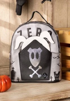 Bioworld Merchandising / Independent Sales Nightmare Before Christmas Zero Mini Backpack With Attached Zip Pouch