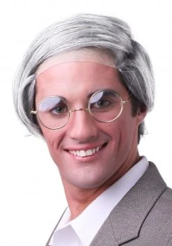 Westbay, Inc Old Man Comb Over Grey Wig