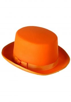 H.M. Smallwares Orange Tuxedo Top Hat
