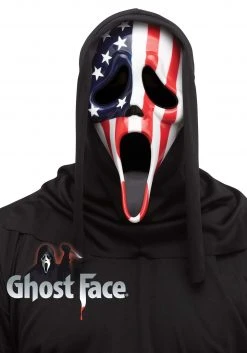 Fun World Ghost Patriotic Face Mask