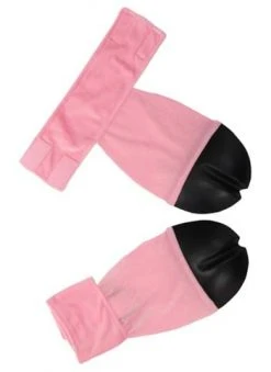 Elope Pig Costume Pink Back Hooves -Cheap Halloween Store pig costume back hooves alt 3
