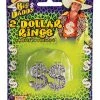 Forum Novelties, Inc Dollar Sign Pimp Rings (2-Pack)