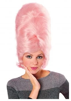 Rubies Costume Co. Inc Pink Beehive Wig