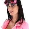 Elope Pink & Black | Radioactive Aviator Goggles