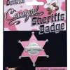 Forum Novelties, Inc Pink Sheriff Badge