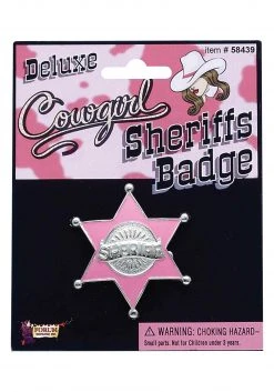 Forum Novelties, Inc Pink Sheriff Badge