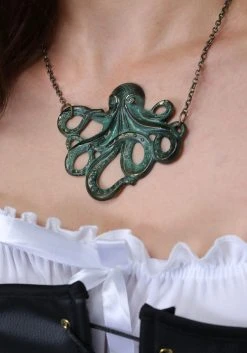 Shenzen Amilla Pirate Kraken Emblem Necklace