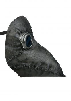 Ghoulish Productions Plague Doctor Black Mask -Cheap Halloween Store plague doctor black mask alt 2