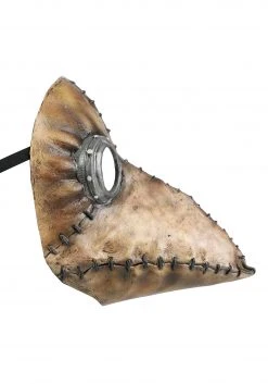 Ghoulish Productions Plague Doctor Brown Mask For Adults -Cheap Halloween Store plague doctor brown mask alt 2