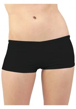 Fun Costumes Plus Size Black Hot Pants