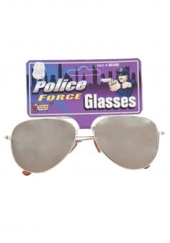 Forum Novelties, Inc Police Force Mirrored Sunglasses