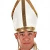 Elope White Pope Plush Hat