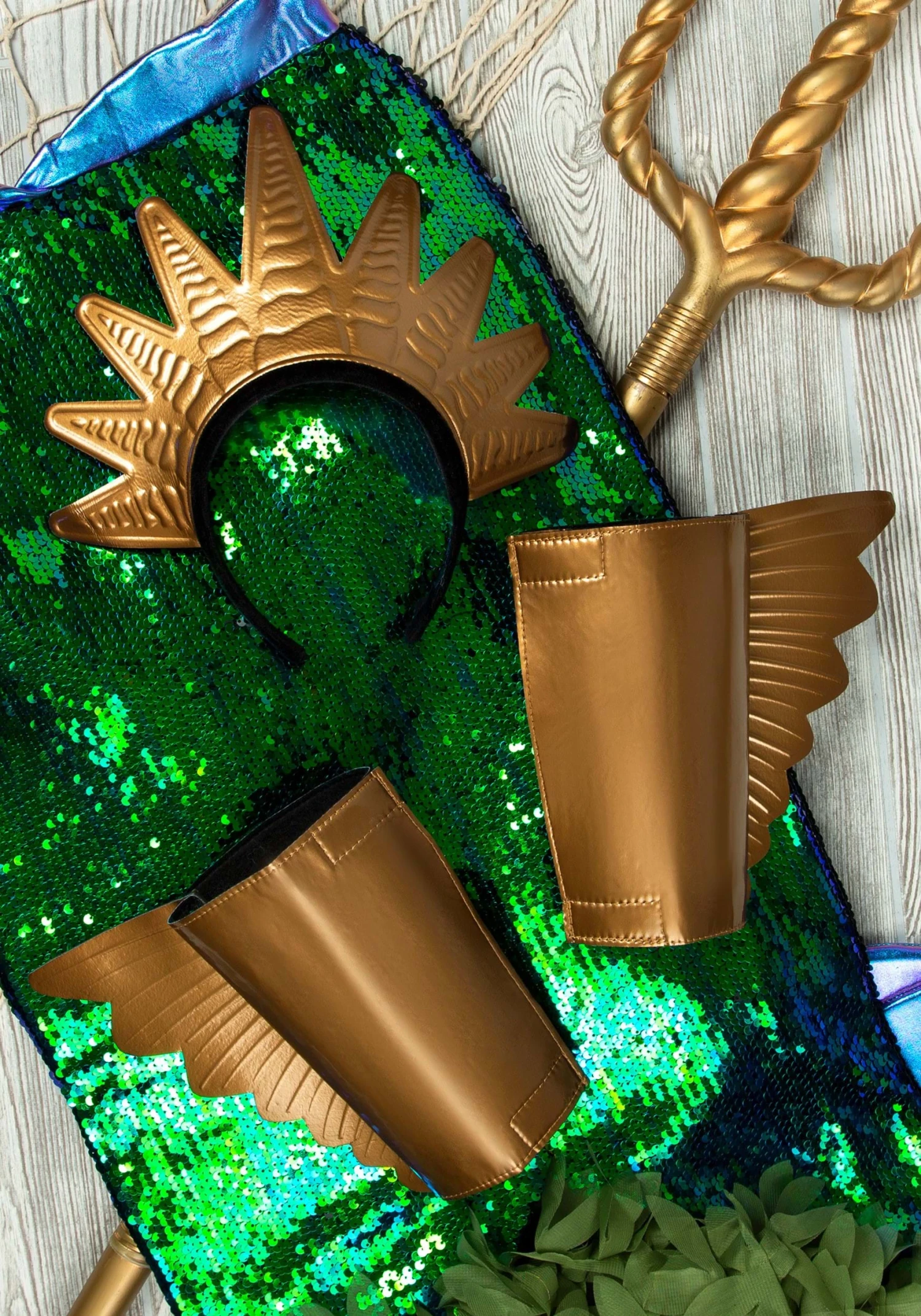 Elope Poseidon Costume Kit For Adults 2 Elope Poseidon Costume Kit For Adults - Image 2