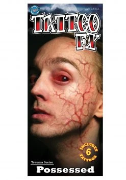 Tinsley Transfers Possessed Veins Temporary Tattoo