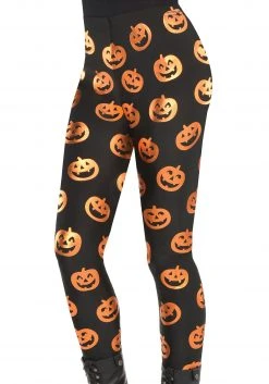 Amscan Pumpkin Leggings For Women