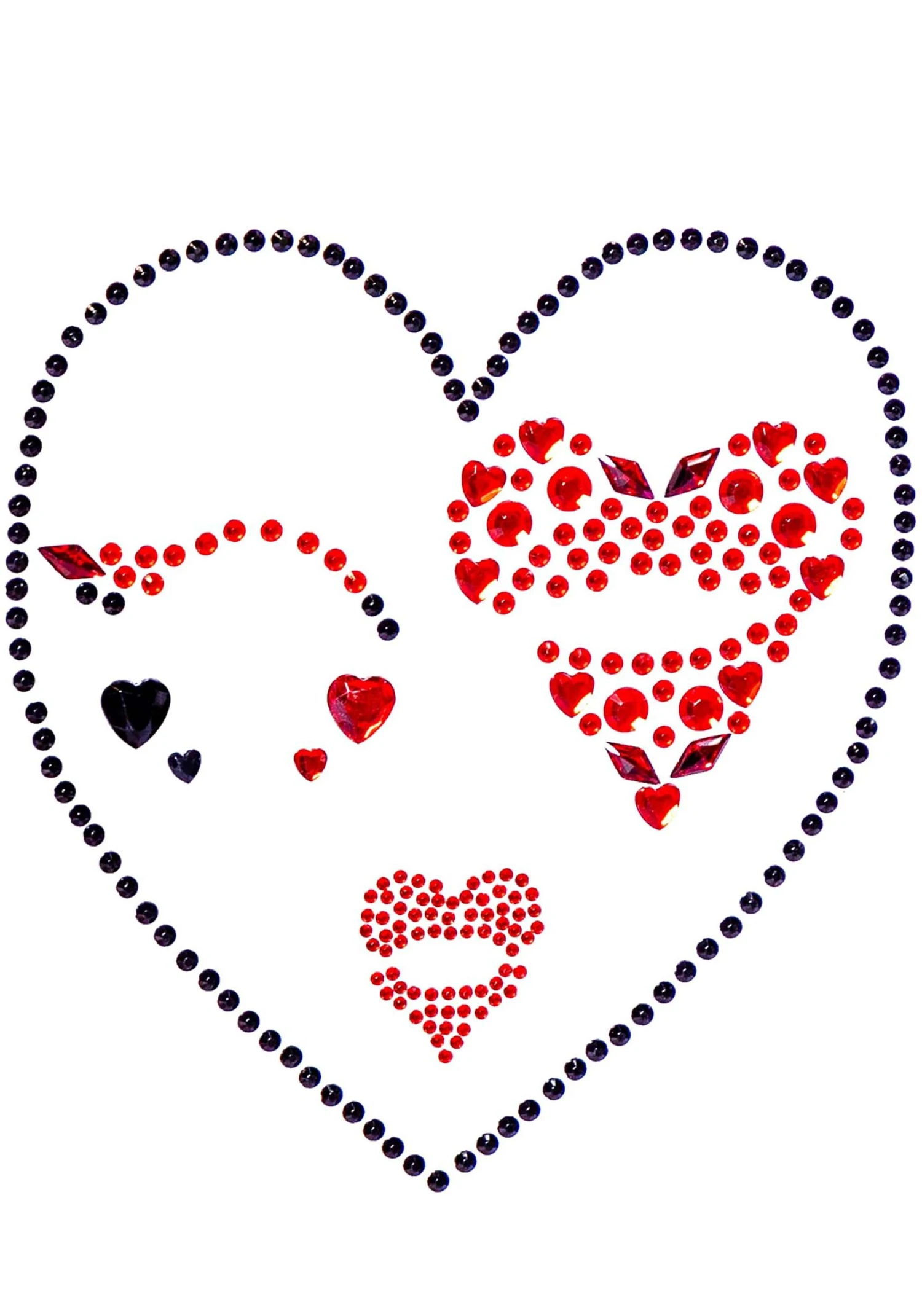 Leg Avenue Queen Of Heart Face Jewel Costume Accessory Kit 1 Leg Avenue Queen Of Heart Face Jewel Costume Accessory Kit