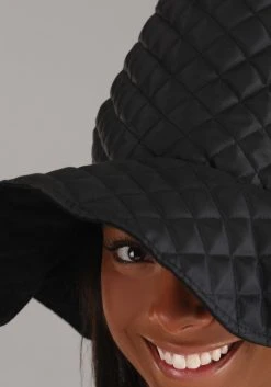 Elope Quilted Witch Costume Hat Accessory -Cheap Halloween Store quilted witch hat alt 2